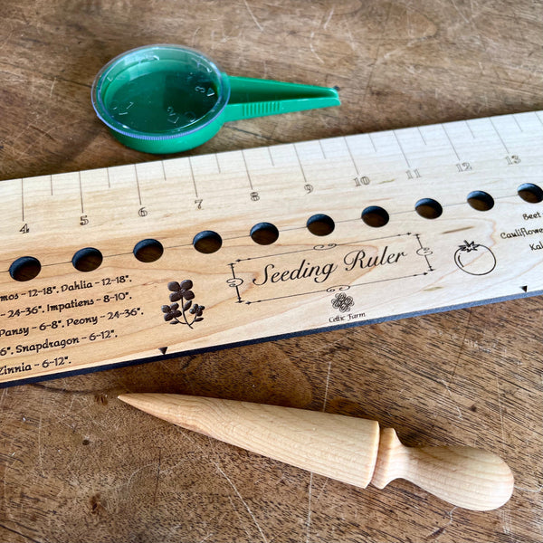 seed and plant spacing ruler & dibblet set Seeding Gift Set