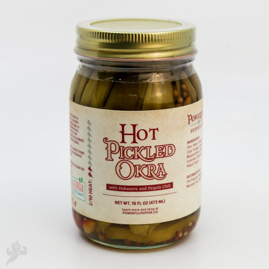 HOT Pickled Okra