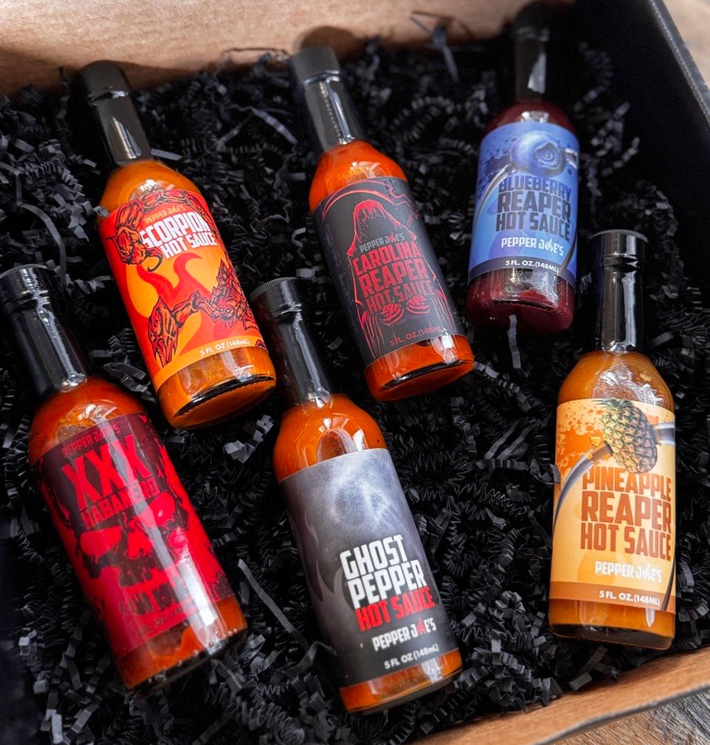 Pepper Joe's Hottest Hot Sauce Gift Box