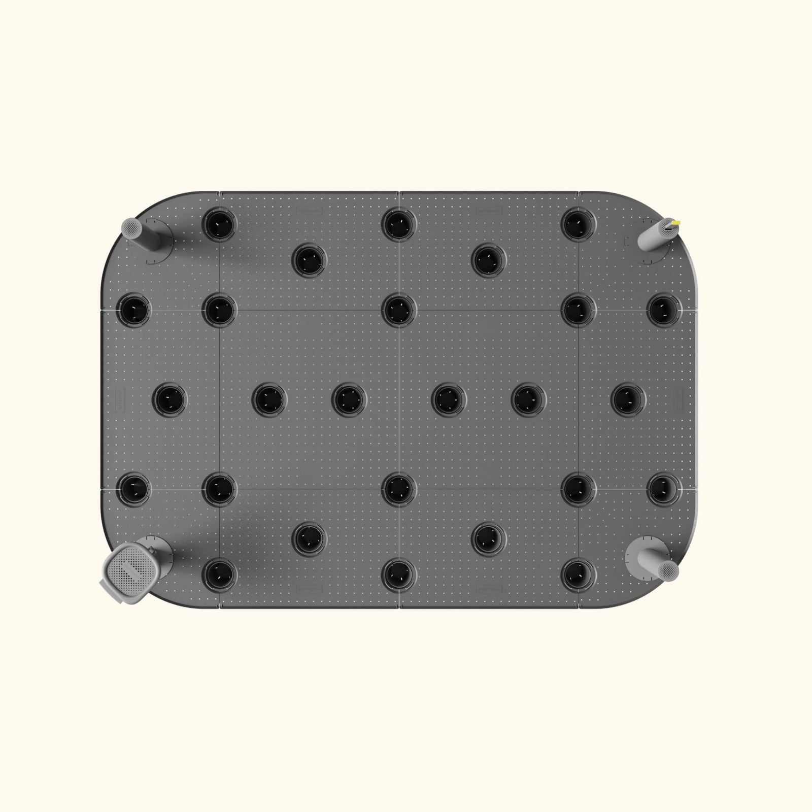 Self-Watering Wicking Floor - For 17" Classic Beds model for 3.5 foot by 5 foot dimensions. 