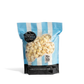 Bag of City Pop Sour Scream and Onion popcorn with blue and white striped design on a white background