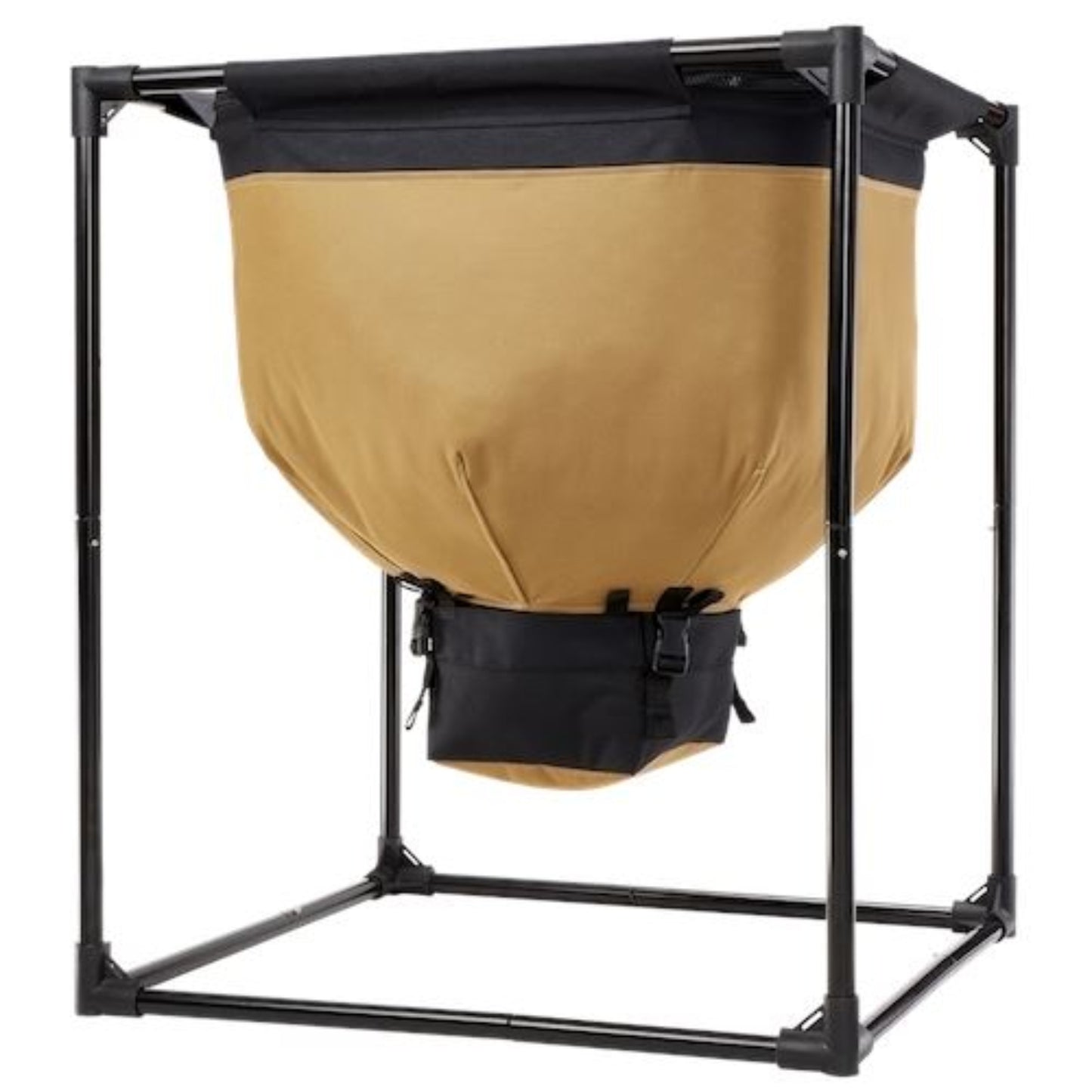 Urban Worm Bag installed in metal frame on a white background.