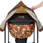 Urban Worm Bag Weather Cover with flaps open to show the Worm Bag inside on a white background.