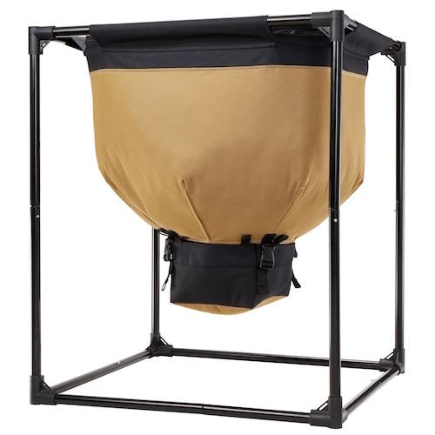 Urban Worm Bag installed in metal frame on a white background.