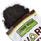 Bag of Urban Worm Company worm castings spilling out on a white background