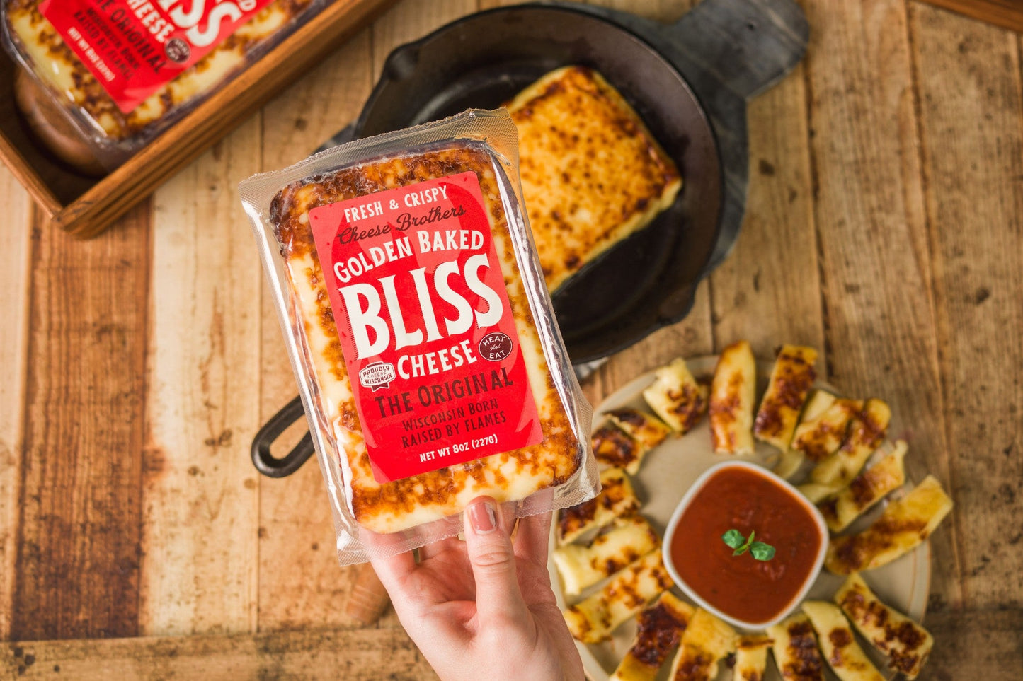 Queso dorado horneado Bliss