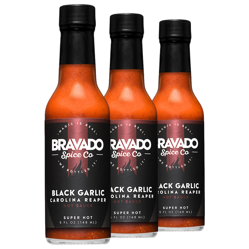 BLACK GARLIC CAROLINA REAPER HOT SAUCE