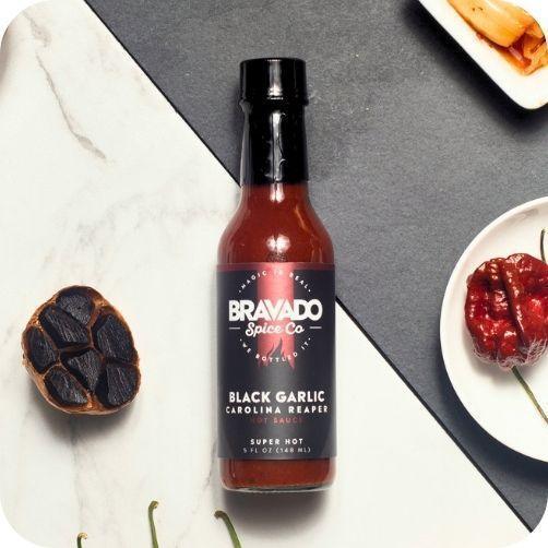 BLACK GARLIC CAROLINA REAPER HOT SAUCE