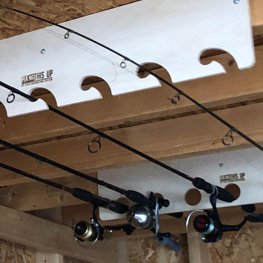 Fishing Rod Rack - Shed Storage for Rods