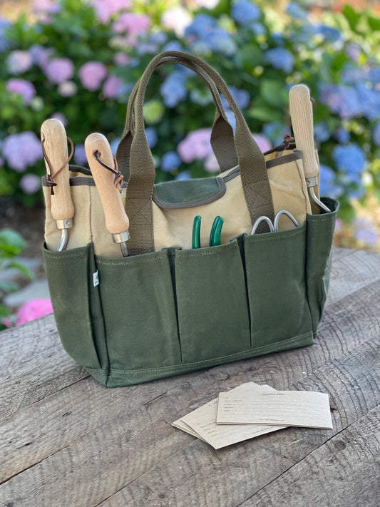 Garden Tool Bag - Heavy Waxed Canvas