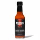 Garlic & Árbol Moruga Scorpion Hot Sauce on white background