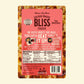 golden baked bliss cheese nutrition label on white background