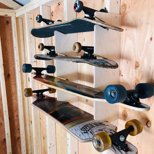 Skateboard Organizer- Stud Mount