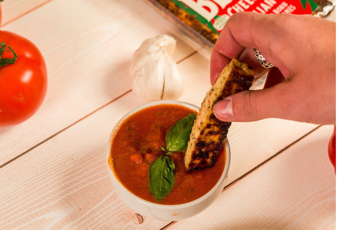 Queso italiano dorado horneado Bliss