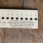 American Hardwood Seed and Bed Ruler - Made in US with American Lumber