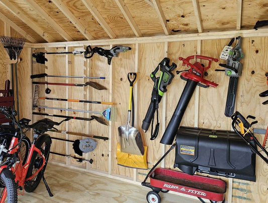 Shed Hooks – Heavy-Duty Yard Tool & Storage Organizer