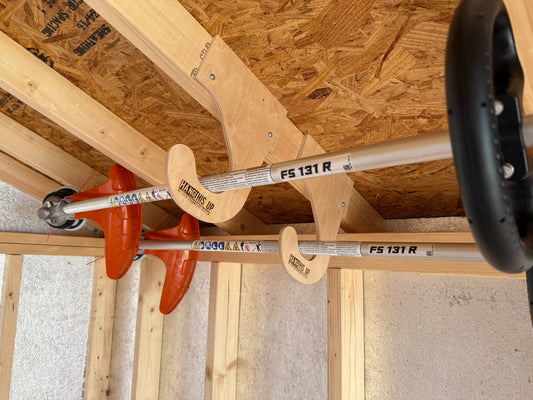 Ceiling Weed Wacker Organizer