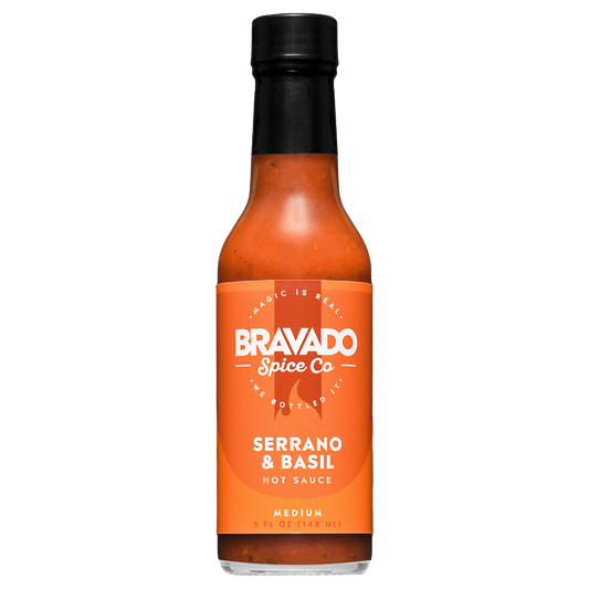 SERRANO & BASIL HOT SAUCE