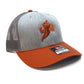 Powerful Pepper Hat:  Grey & Bronze