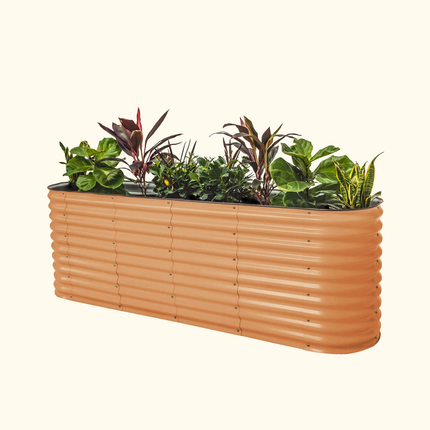 Kit de cama de jardín elevada de metal modular grande 9 en 1, extra alta, de 81 cm