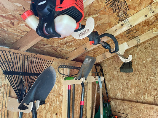 Ceiling Weed Wacker Organizer