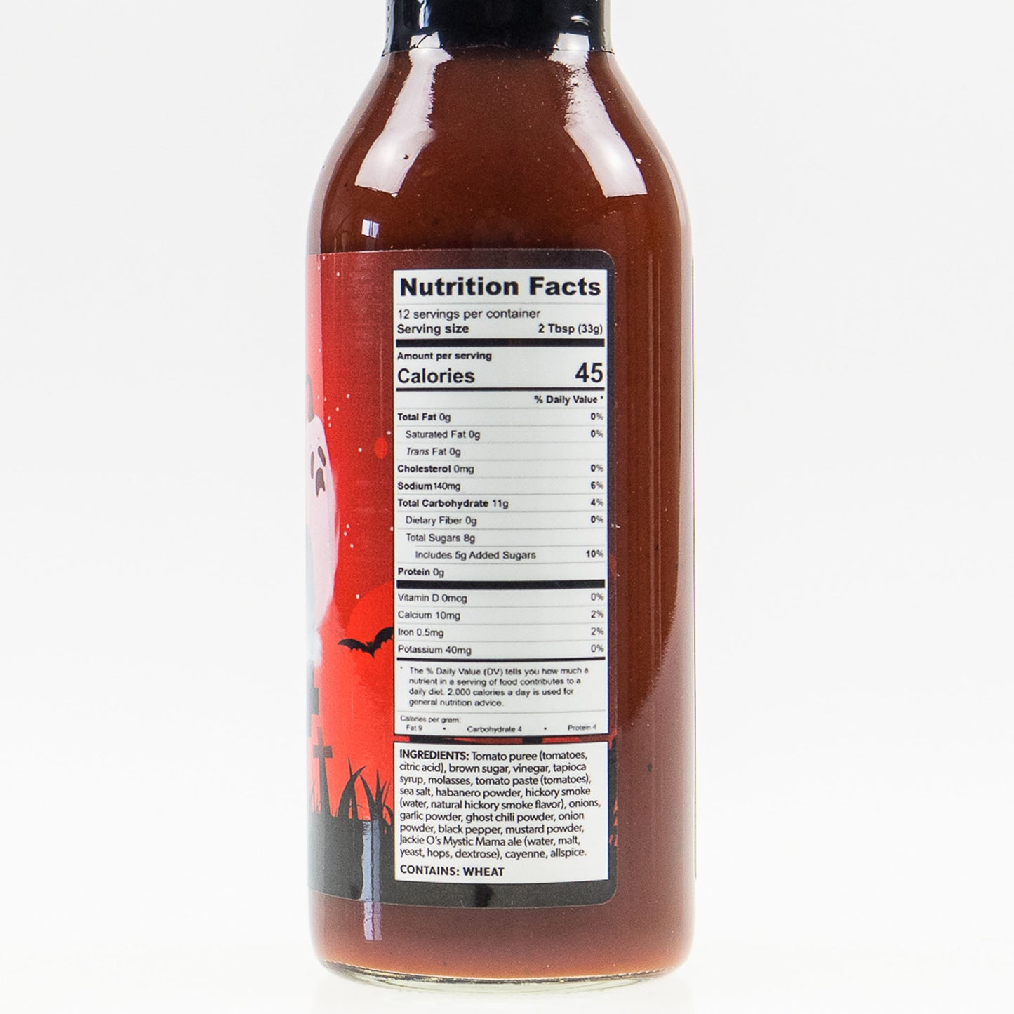 Pepper Joe's Ghost Pepper BBQ Sauce Nutrition Facts