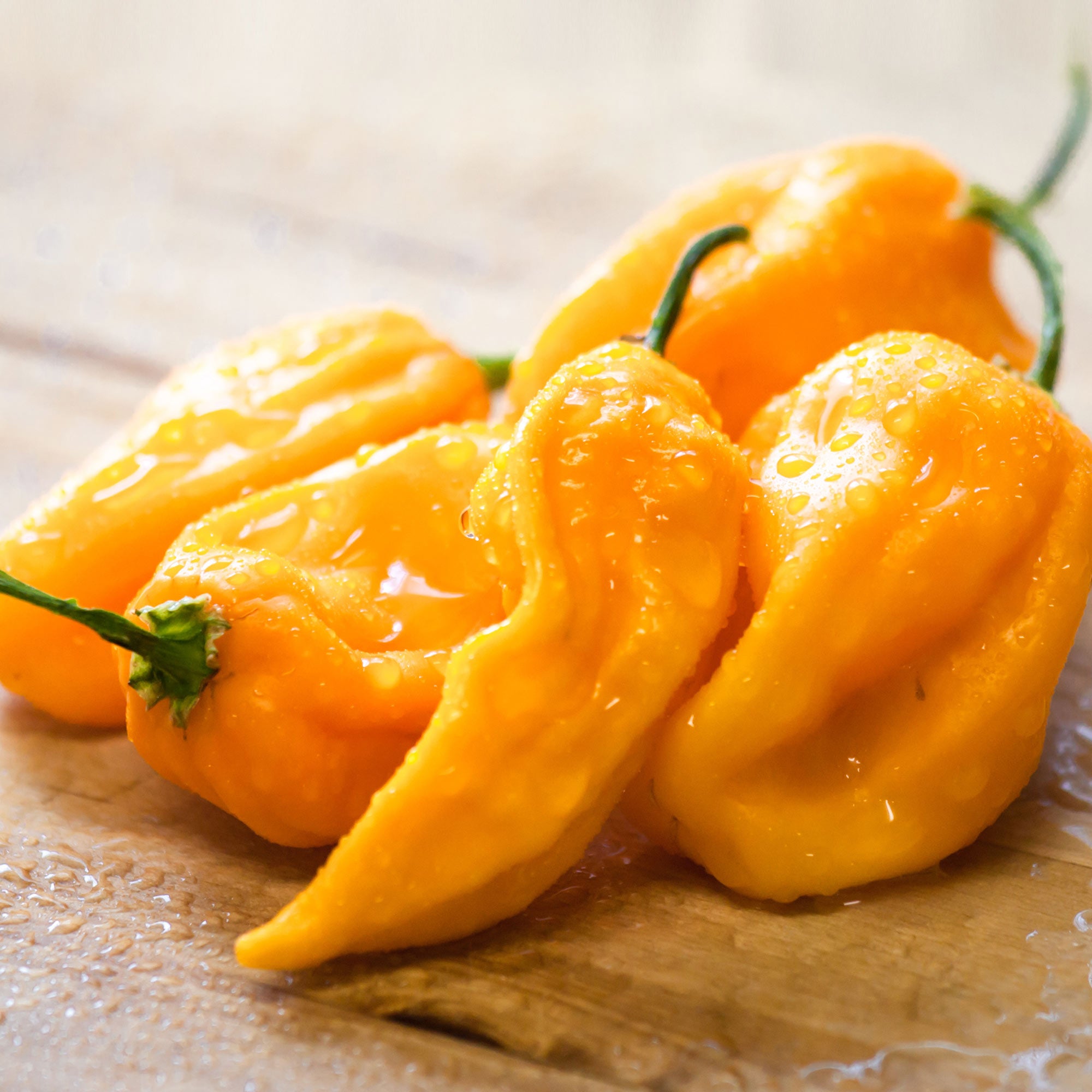 Sweet yellow store peppers