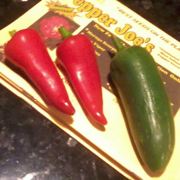 Jalapeno 3-Pack - Early Jalapeno, Giant Jalapeno, Black Jalapeno - Hot Pepper - Pepper Joe's