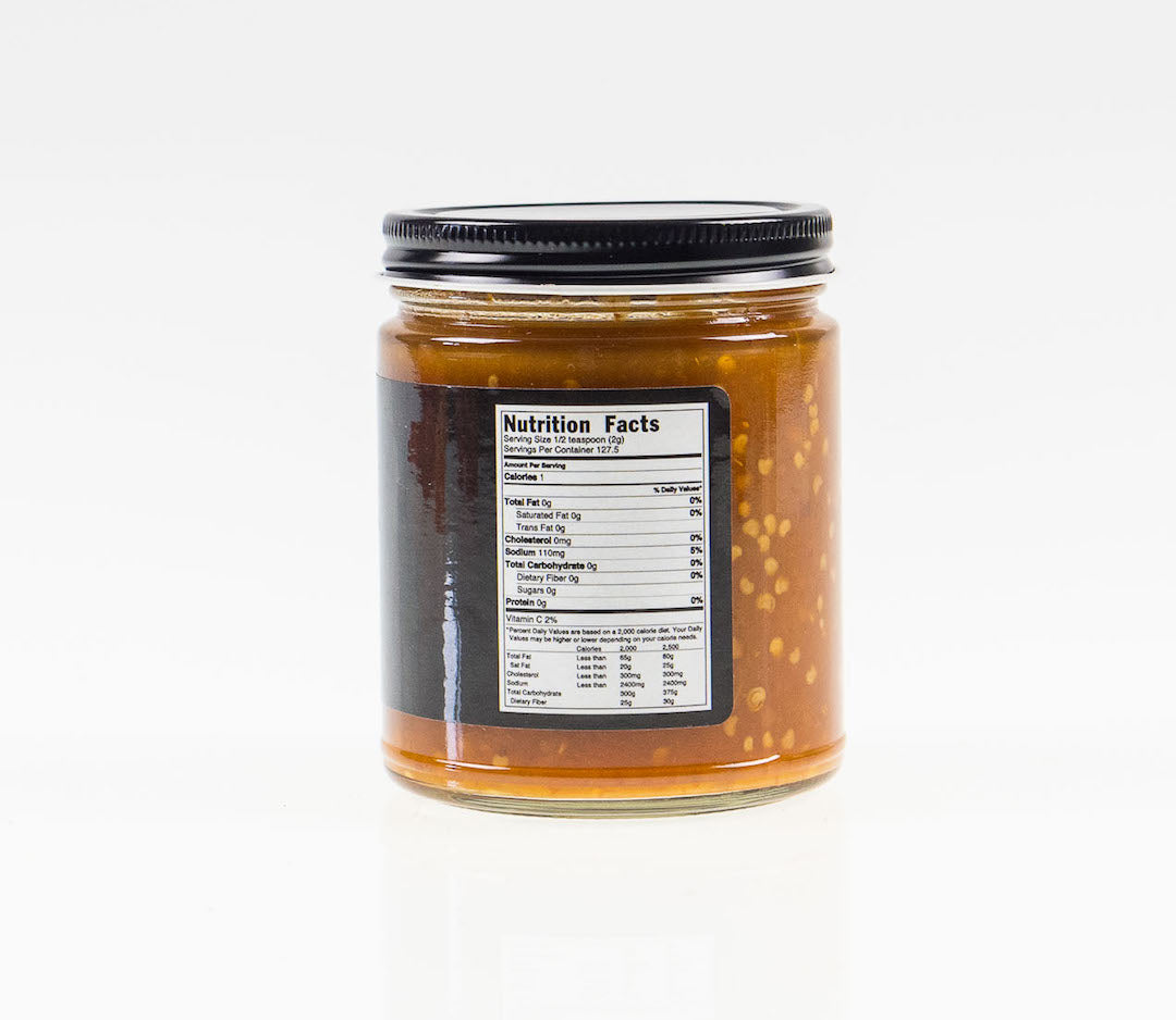 Pepper Joe's Scotch Bonnet Mash Puree jar on white background