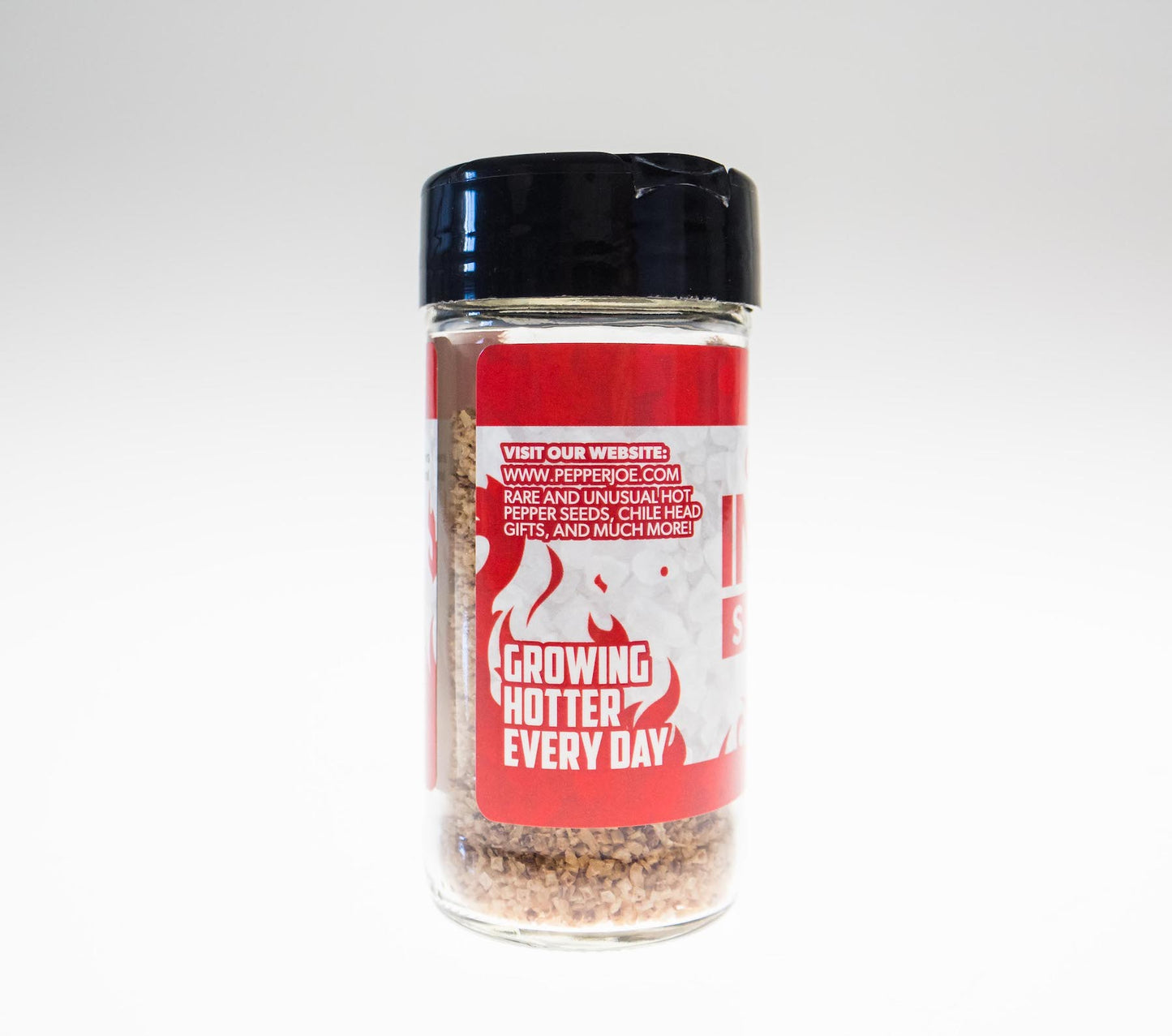 Pepper Joe's Ghost Pepper Sea Salt - gourmet sea salt on white background