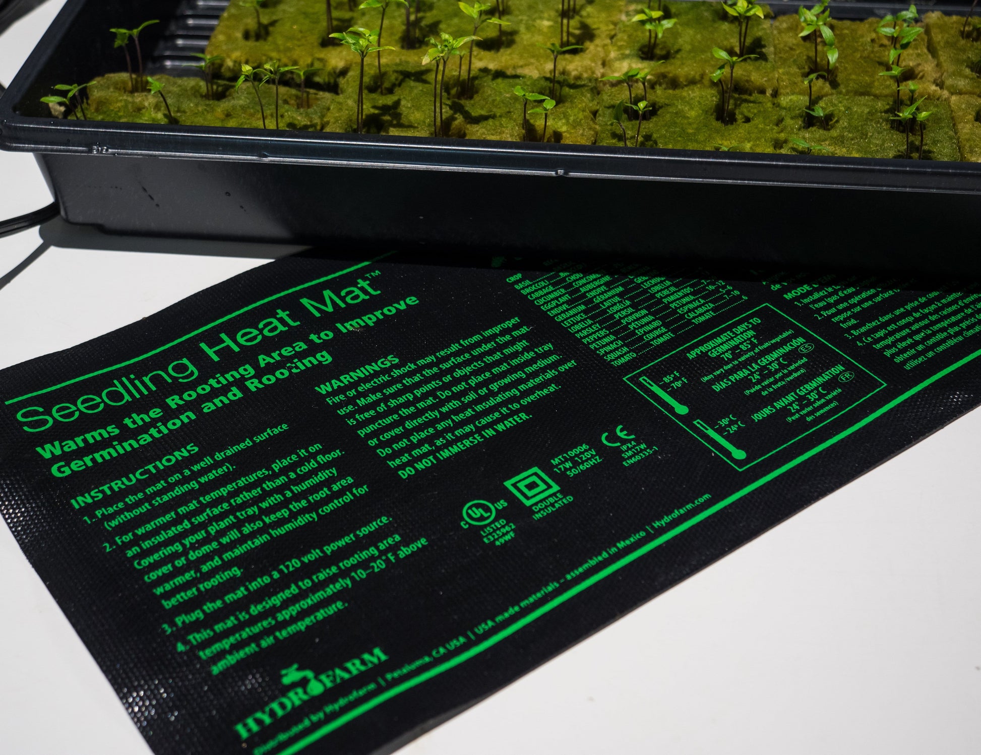 Seedling Heat Mat for 72 cell growing tray