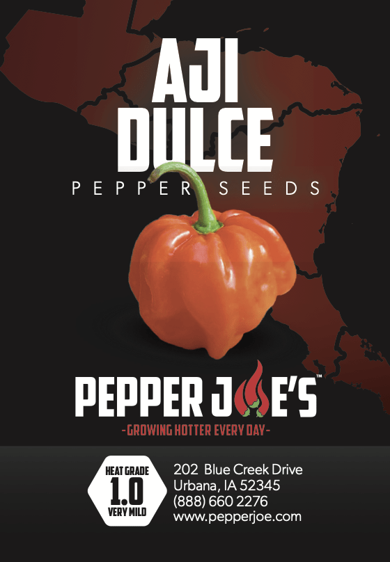 Aji Dulce Pepper Seeds Novelty