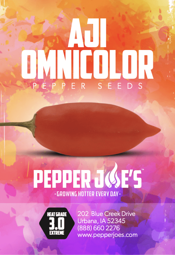 Aji Omnicolor Pepper Seeds Novelty