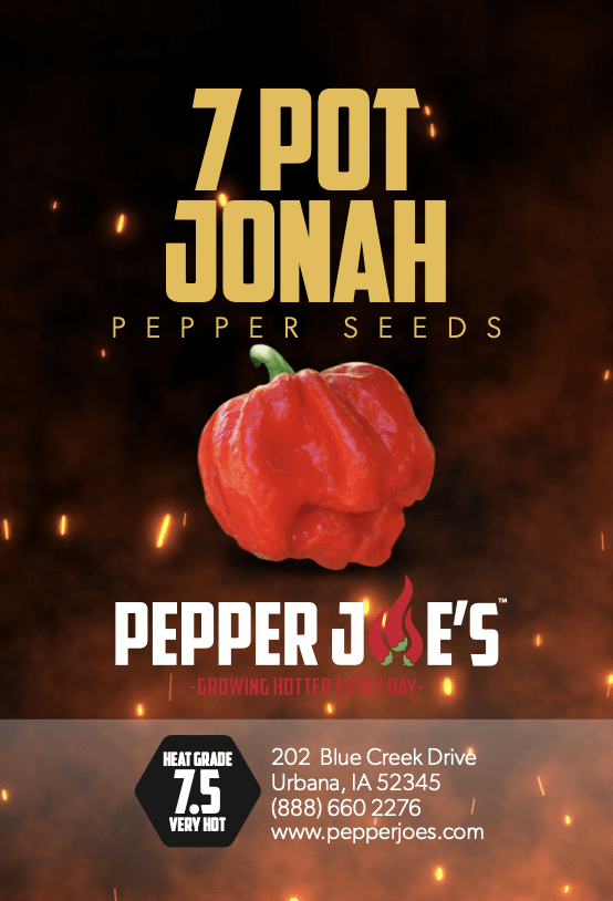 7 Pot Jonah Pepper Seeds Superhot