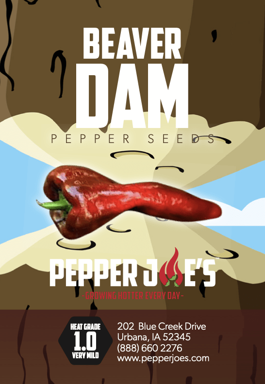 Beaver Dam Pepper Seeds Novelty