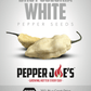 White Ghost (Bhut Jolokia) Pepper Seeds Superhot