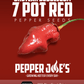pepper joe's 7 pot red bhutlah bubblegum