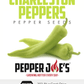 Pepper Joe's Charleston Seeds - seed label of green peppers