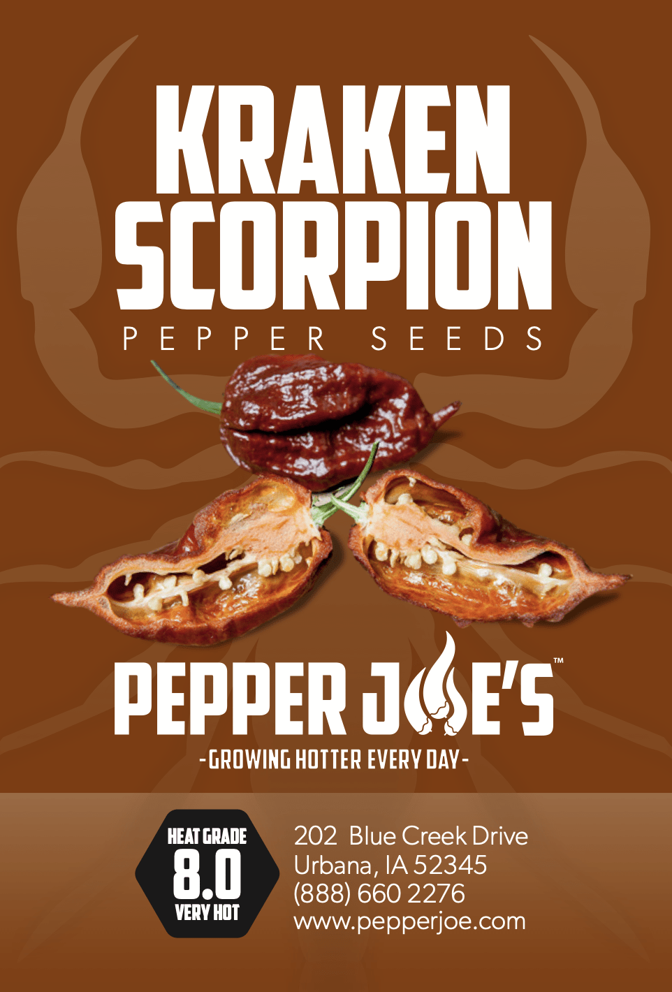 Kraken Scorpion Pepper Seeds Superhot