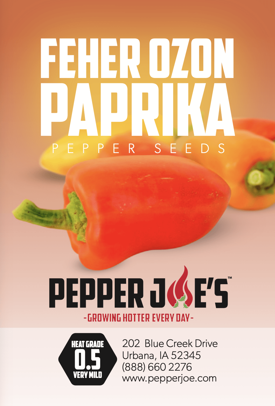 Paprike Feher Ozon pepper seeds