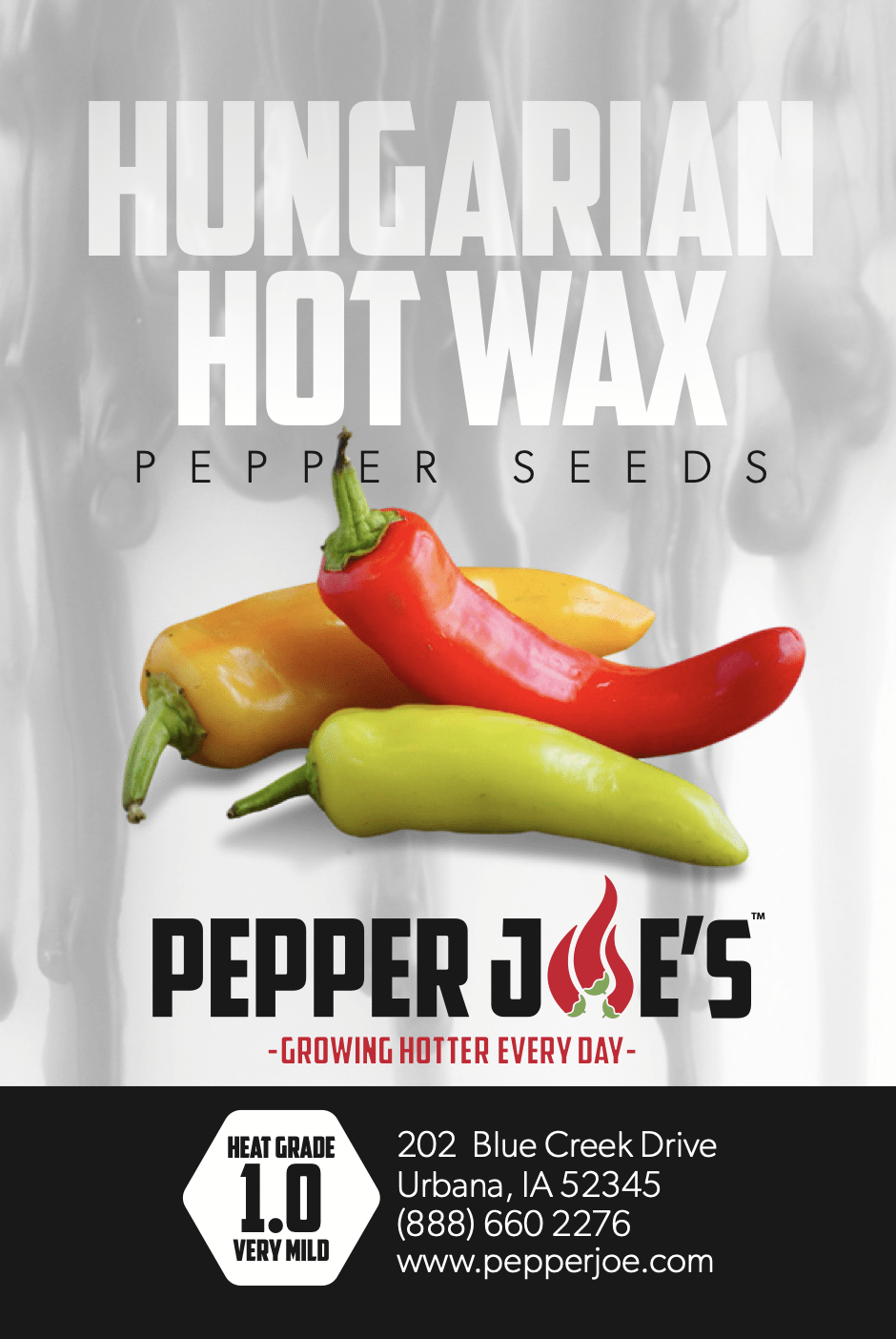 pepper joe's hungarian hot wax pepper aka hungarian yellow peppers