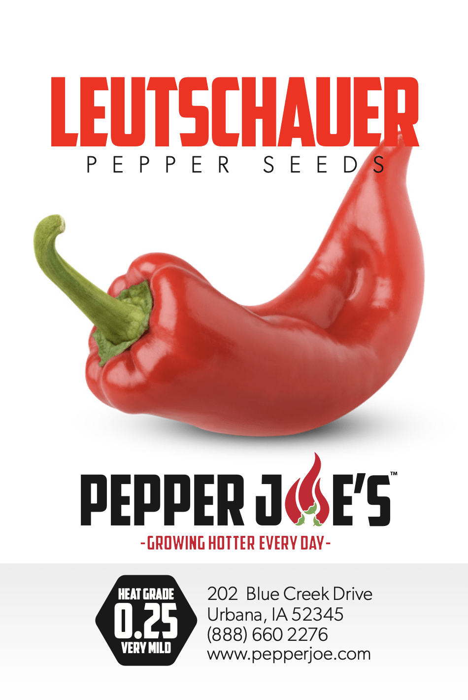 Pepper Joe's Leutschauer Pepper Seeds