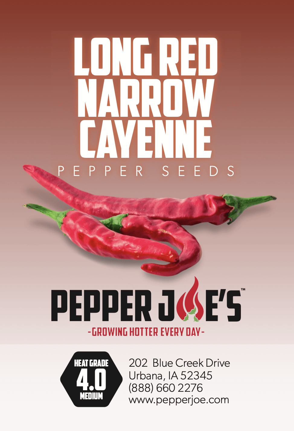 Long Red Thick Cayenne Pepper Seeds