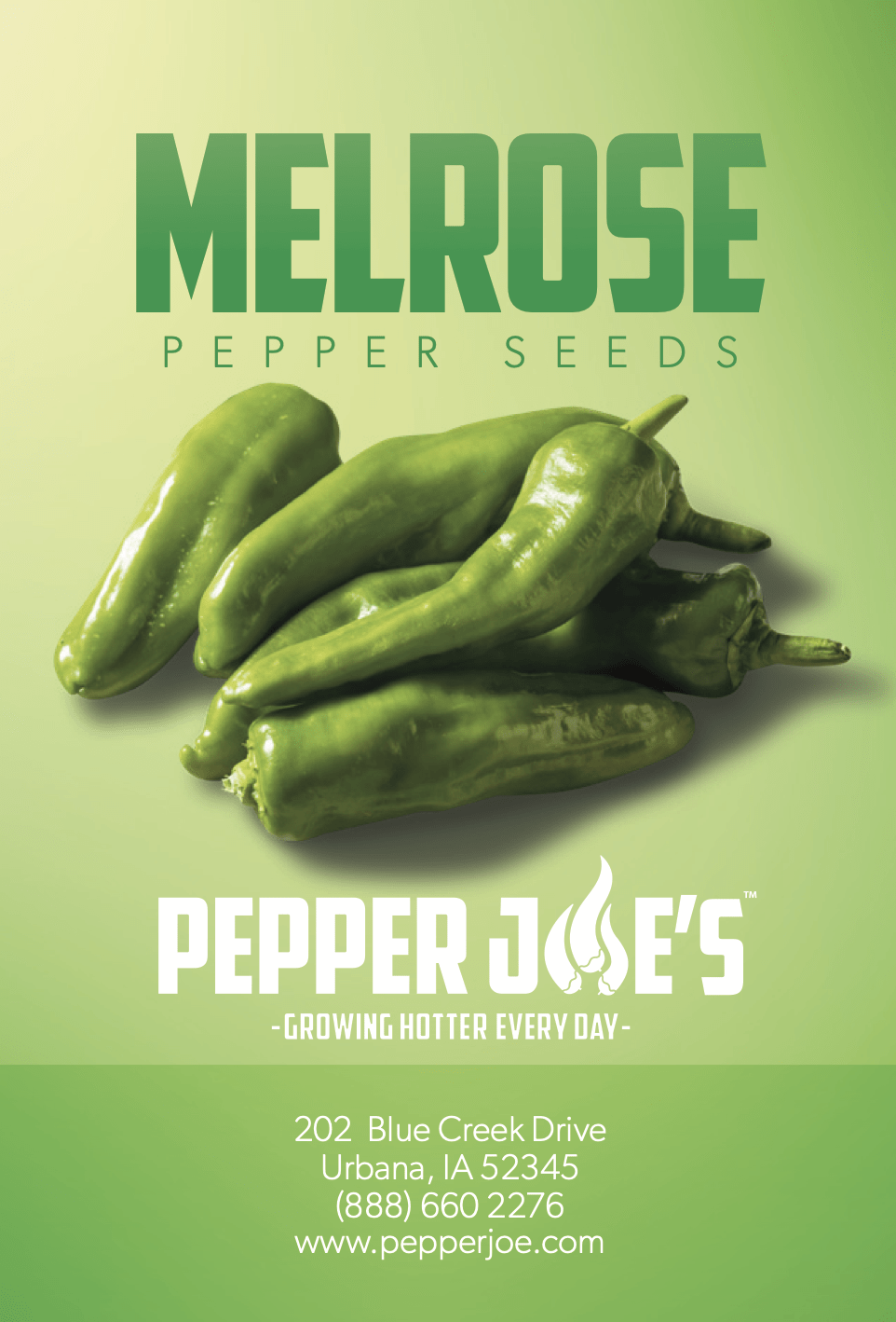 Melrose Hot Pepper Seeds Sweet