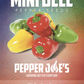 Pepper Joe's Mini Bell seeds - seed label of mini bell sweet peppers