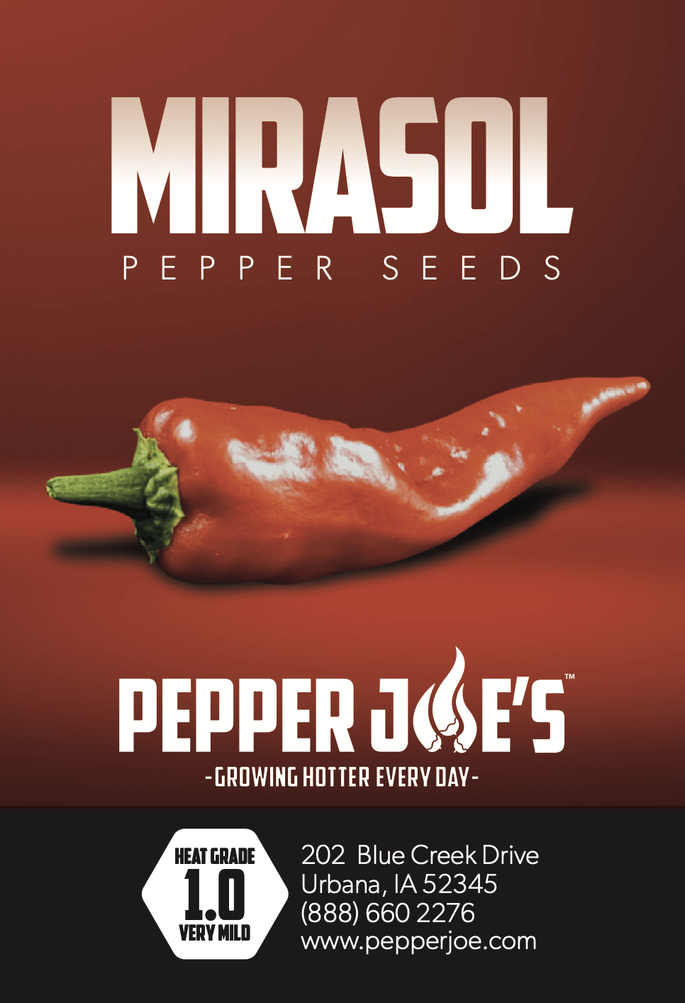 Mirasol Pepper Seeds Novelty
