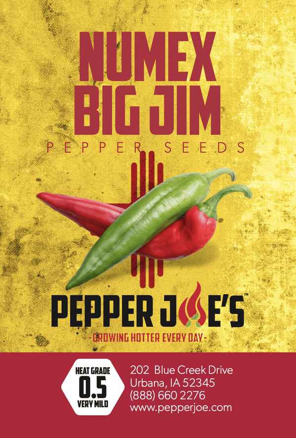 NuMex Big Jim Pepper Seeds Pepper Joe’s