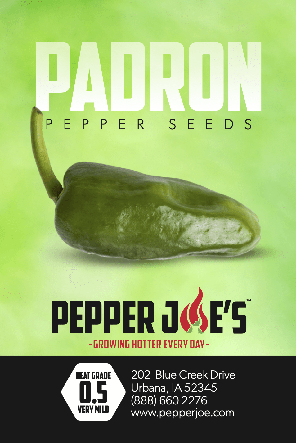 pepper joe's padron chili pepper