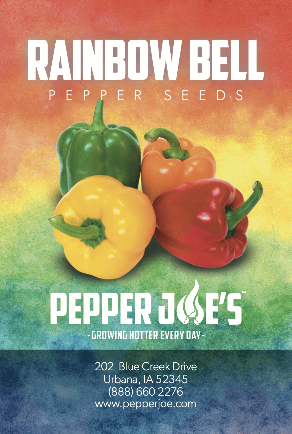 Pepper Joe's bell pepper varieties