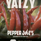 Pepper Joe's Yatsufusa seeds - seed label of Yatzy peppers